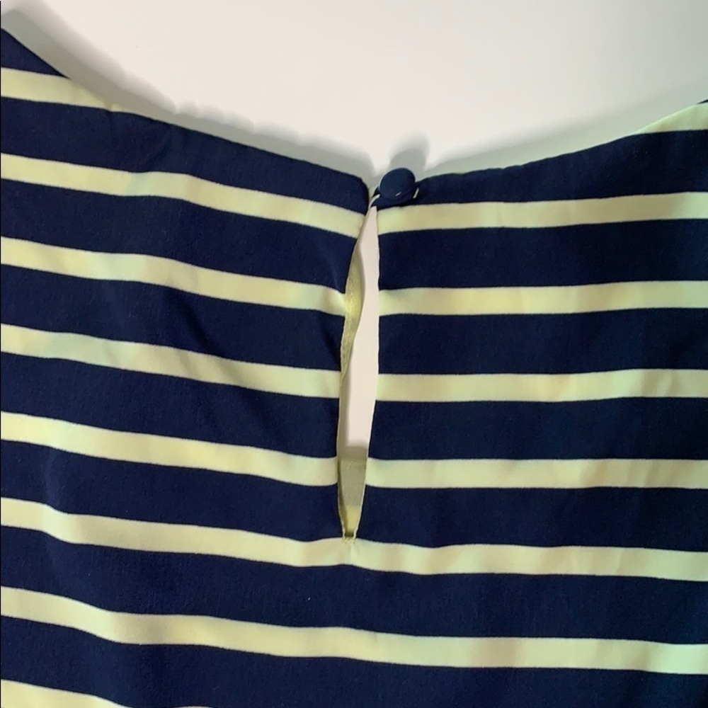 Forever 21 stripe tank top size small women’s green / navy - Picture 7 of 8